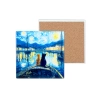 Kpl. 4 Podkładek ceramicznych - Inspirowane malarstwem V. van Gogh (CARMANI)