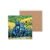 Kpl. 4 Podkładek ceramicznych - Inspirowane malarstwem V. van Gogh (CARMANI)