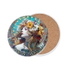 Podkładka ceramiczna, okrągła - Inspirowane malarstwem A. Mucha (CARMANI)
