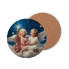 Podkładka ceramiczna, okrągła - Lumen Artis, Anioły (CARMANI)