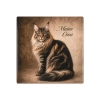 Podkładka ceramiczna, kwadratowa - Koty Maine Coon(CARMANI)