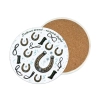 Podkowa - Amulet szczęścia podkładka ceram/korkowa (CARMANI)