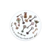 Klucz - Amulet szczęścia podkładka ceram/korkowa (CARMANI)