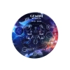 Kpl. 4 podkładek ceramicznych, okrągłe - Znaki zodiaku, Bliźnięta (CARMANI)
