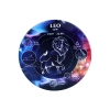 Kpl. 4 podkładek ceramicznych, okrągłe - Znaki zodiaku, Lew (CARMANI)
