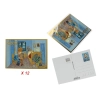 Kpl. 12 pocztówek - V. van Gogh, Pokój (CARMANI)