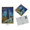 Kpl. 12 pocztówek - V. van Gogh, Droga z cyprysami (CARMANI)
