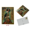 Kpl. 12 pocztówek - Inspirowana malarstwem G. Klimt (CARMANI)