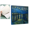 Blok rysunkowy/szkicownik - V. van Gogh, Gwiaździsta Noc nad Rodanem.