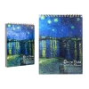 Blok rysunkowy/szkicownik - V. van Gogh, Gwiaździsta Noc nad Rodanem