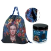 Worek na plecy z kieszenią w tubie - F. Kahlo  (CARMANI)