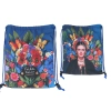 Worek na plecy z kieszenią w tubie - F. Kahlo  (CARMANI)