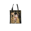 Torba śniadaniowa - G. Klimt, Pocałunek i Drzewo życia (czarne tło) (CARMANI)