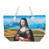 Torba z uszami ze sznurka - L. Da Vinci, Mona Lisa