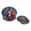 Podkładka pod mysz komputerową z poduszką na nadgarstek - inspirowana malarstwem F. Kahlo (CARMANI)