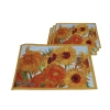 Kpl. 4 podkładek na stół - V. van Gogh, Słoneczniki (CARMANI)