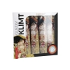 Kpl. 4 podkładek na stół - G. Klimt, Pocałunek, brązowe tło (CARMANI)