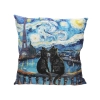 Poduszka z wypełnieniem/suwak - Inspirowana malarstwem V. van Gogh (CARMANI)