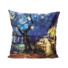 Poduszka z wypełnieniem/suwak - Inspirowana malarstwem V. van Gogh (CARMANI)