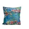 Poduszka z wypełnieniem/suwak - C. Monet, Lilie wodne  (CARMANI)