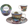 Filiżanka espresso - C. Monet, Most nad stawem z liliami wodnym (CARMANI)