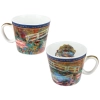 Filiżanka espresso - C. Monet, Most nad stawem z liliami wodnym (CARMANI)