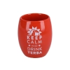 Matero Ceramico HUEVO red (biały nadruk)