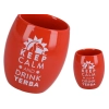 Matero Ceramico HUEVO red (biały nadruk)