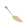 Łopatka do ciasta powlekana 24K złotem - Kujawskie, białe (CARMANI)