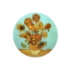 Deska szklana, okrągła - V. van Gogh, Słoneczniki (CARMANI)