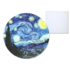 Deska szklana, okrągła - V. van Gogh, Gwiaździsta Noc (CARMANI)
