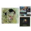 Podkładka szklana - G. Klimt, Pocałunek, kremowe tło (CARMANI)