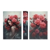 Pudełko ozdobne na magnes - L. Lozano, Lady`s Floral Symphony (CARMANI)