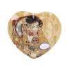 Talerz dekoracyjny serce - G. Klimt, Pocałunek 24.5x23cm