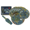 Kpl. patera i 6 talerzyków - V. van Gogh, Irysy (CARMANI)