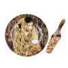 Talerz dekoracyjny z łopatką - G. Klimt, Pocałunek