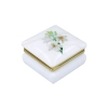 Kasetka alabastrowa kwadratowa 6x6cm (w pudełku)