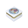 Kasetka alabastrowa kwadratowa 6x6cm (w pudełku)