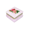 Kasetka alabastrowa kwadratowa 6x6cm (w pudełku)