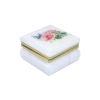 Kasetka alabastrowa kwadratowa 6x6cm (w pudełku)
