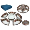 Naczynie ceramiczne do serowania przekąsek - Lazy Suzan