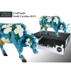 CowParade North Carolina 2012, Cowalina Dogwood, autor: Molly Brown Roberts.
