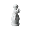 Aniołek na kuli - alabaster grecki
