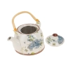 Czajnik ceramiczny z zaparzaczem - Bez (CARMANI)