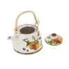Czajnik ceramiczny z zaparzaczem - Owoce (CARMANI)