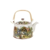 Czajnik ceramiczny z zaparzaczem - Dworek nad stawem (CARMANI)
