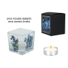 Świecznik szklany + tealight - V. van Gogh, Irysy (CARMANI)