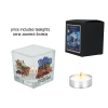 Świecznik szklany + tealight - V. van Gogh, Taras Kawiarki w Nocy (CARMANI)