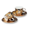 Kpl. 2 filiżanek espresso - G. Klimt, Adela (CARMANI)