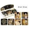36 podkładek korkowych, display - G. Klimt, mix